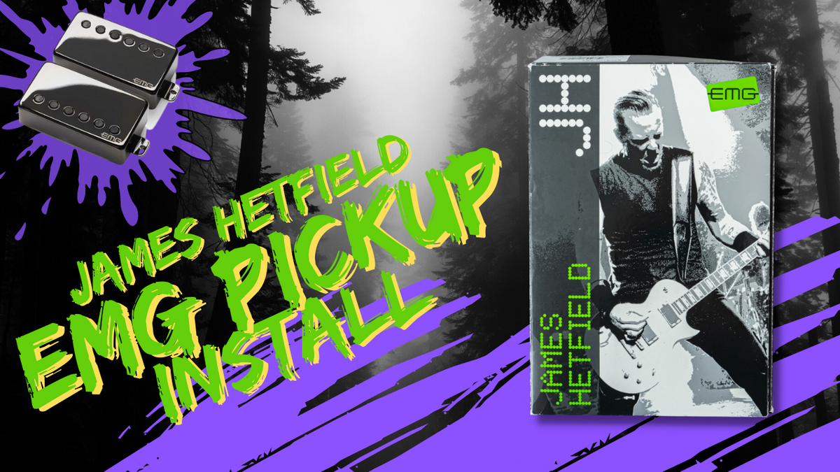 James Hetfield Metallica EMG Pickup Install ESP LTD How To – Sunland Guitars