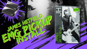 James Hetfield Metallica EMG Pickup Install ESP LTD How To