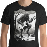 Swamp Monster Guitar Unisex t-shirt