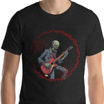 Zombie Rocker Guitar Unisex t-shirt