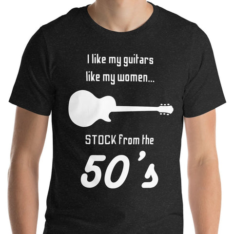 Women & Guitars 50's LP Unisex t-shirt
