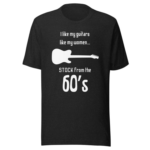 Women & Guitars 60's Tele Unisex t-shirt