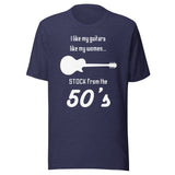 Women & Guitars 50's LP Unisex t-shirt