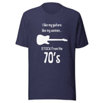 Women & Guitars 70's Tele Unisex t-shirt